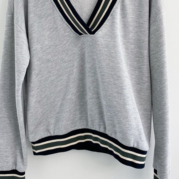 Evereve Nova Varsity Stripe Sweatshirt - Picture 4 of 6